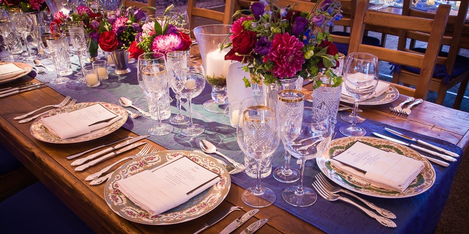 party table place setting